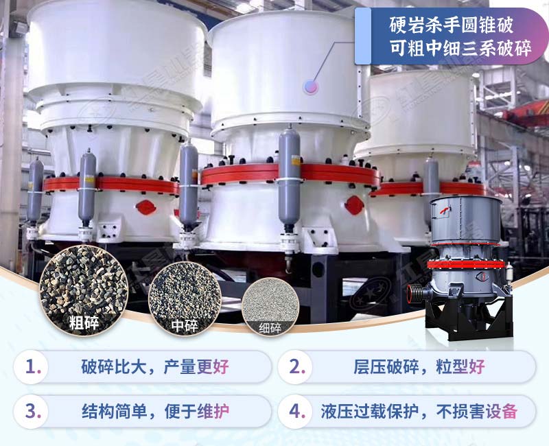 紅星機器生產的單缸圓錐破