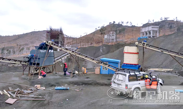 復(fù)合式破碎機(jī)，山西用戶現(xiàn)場