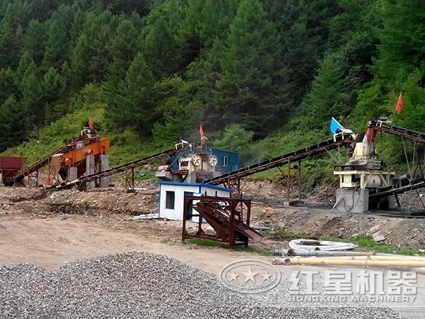 綠色制砂生產線現(xiàn)場